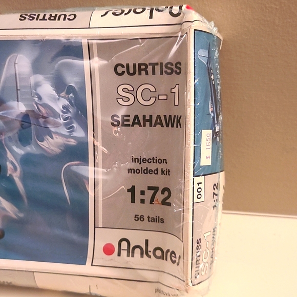 Anteras- Curtiss SC-1 Seahawk Model Float Plane Kit # 001 -Sealed - Picture 2 of 3
